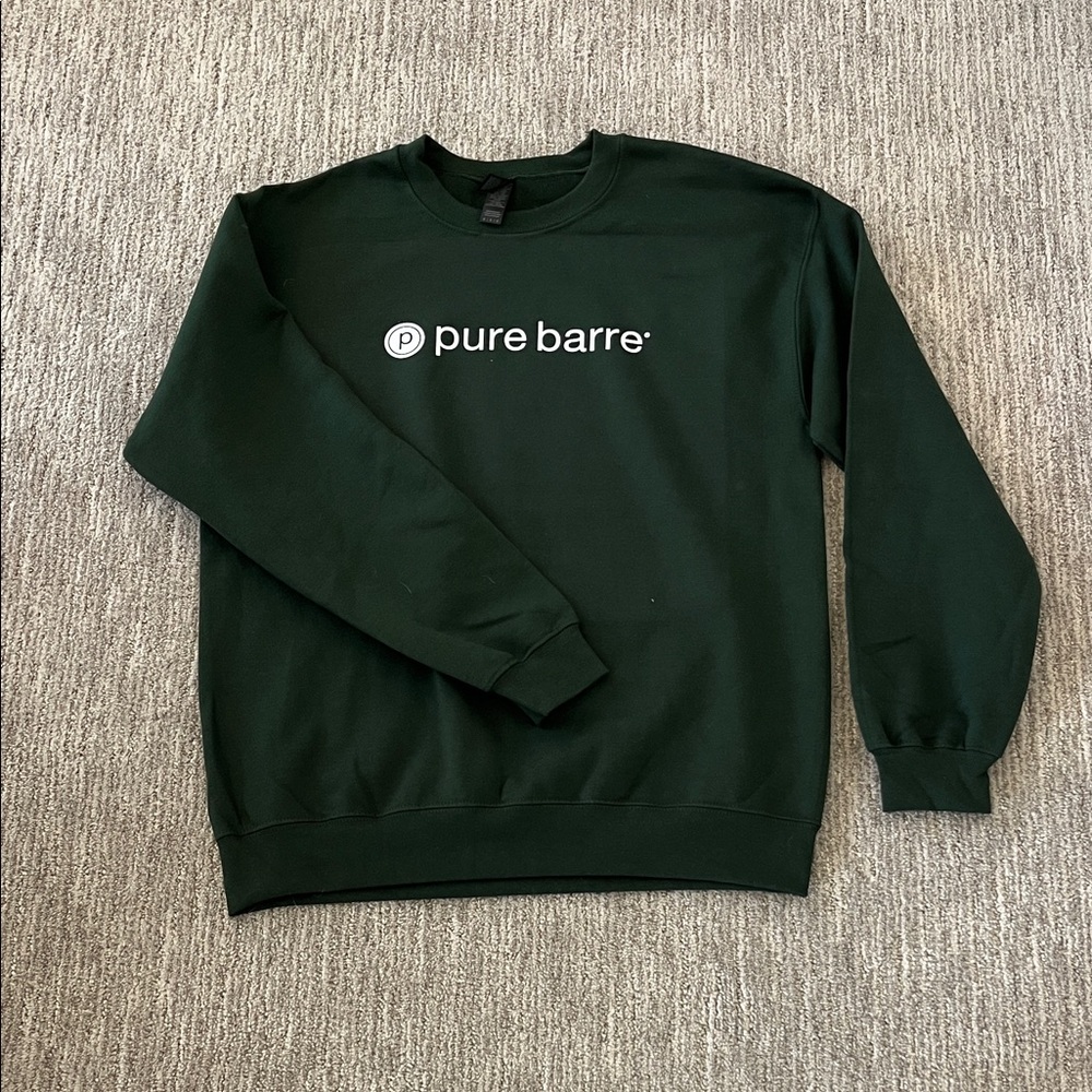 Private Label Dark Green Crewneck Sweater